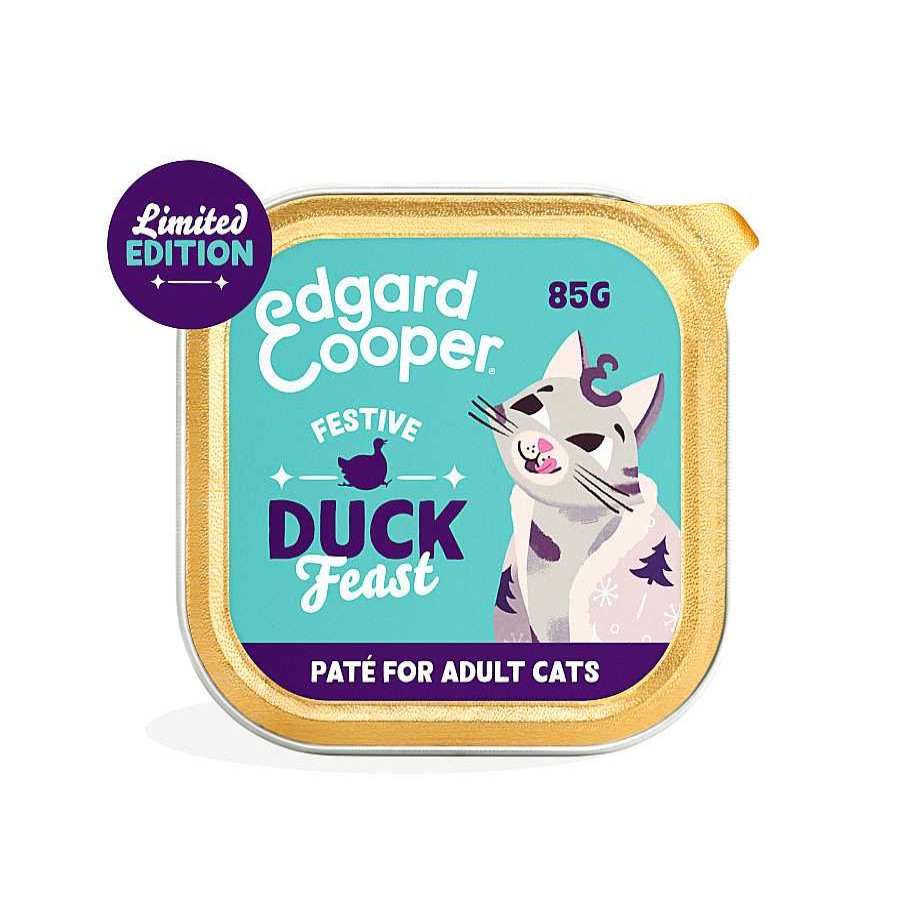 Gatos Edgard & Cooper Comida H Meda | Edgard & Cooper Festive Pato En Pat Tarrina Para Gatos