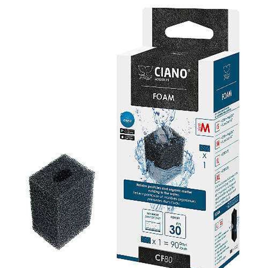 Accesorios Ciano | Ciano M Cf80 Esponja De Recambio Para Acuarios