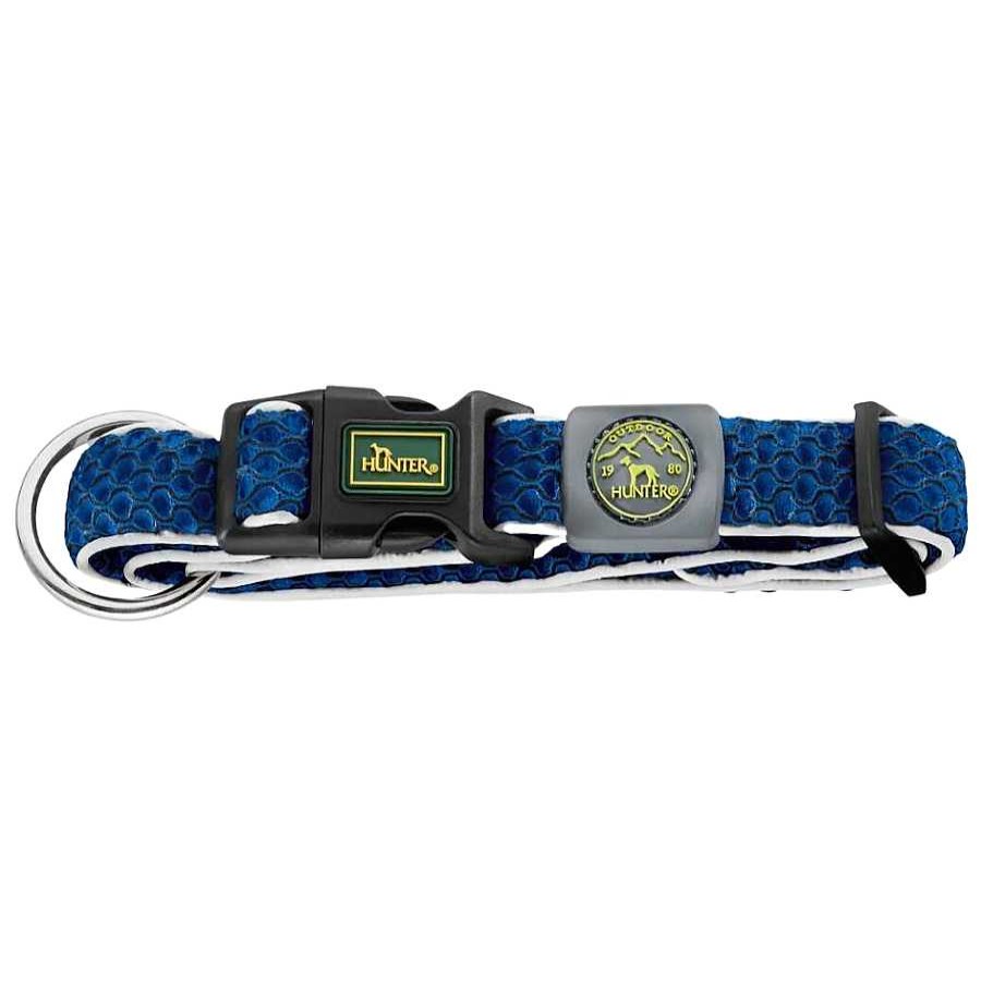 Perros Hunter Arneses, Collares Y Correas | Hunter Hilo Vario Basic Collar Azul Para Perros