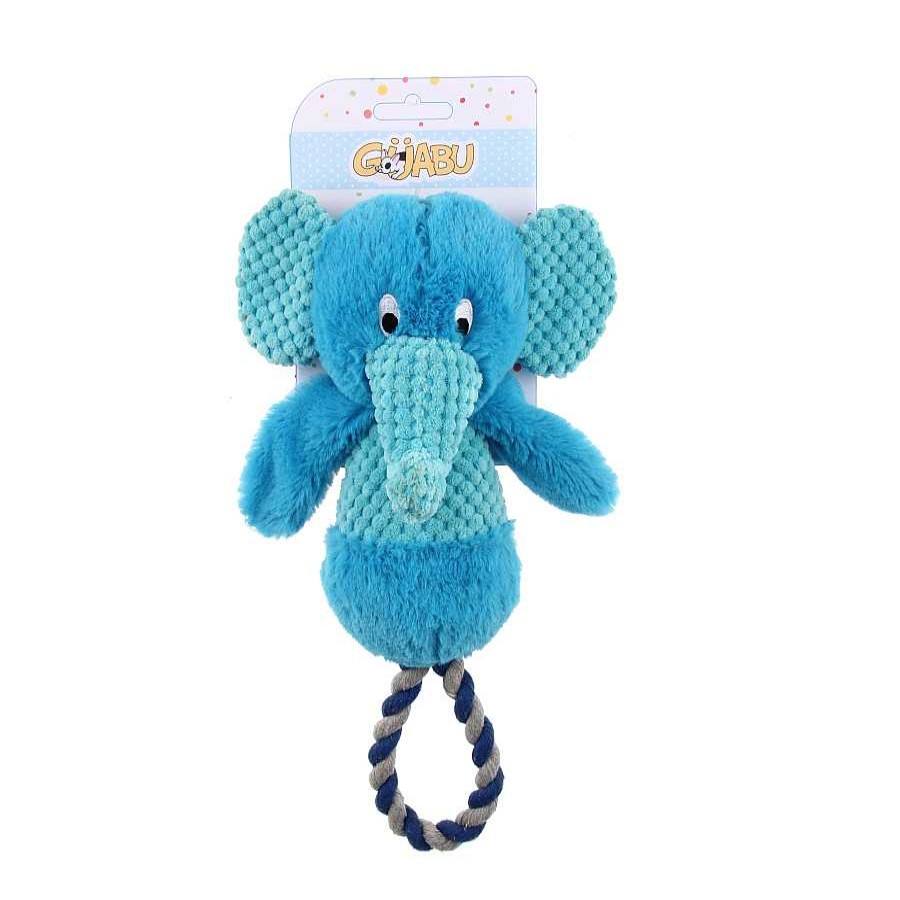 Perros Guabu Juguetes | Guabu Elefante Azul De Peluche Con Cuerda Para Perros