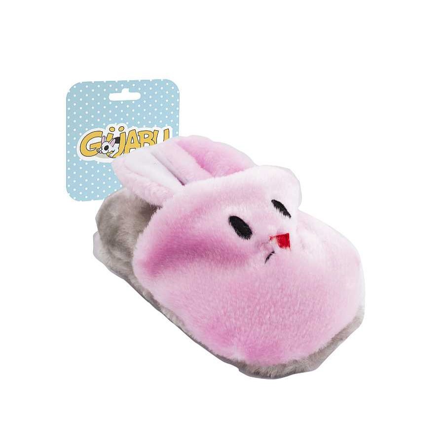 Perros Guabu Juguetes | Guabu Zapatilla De Peluche Rosa Para Cachorros