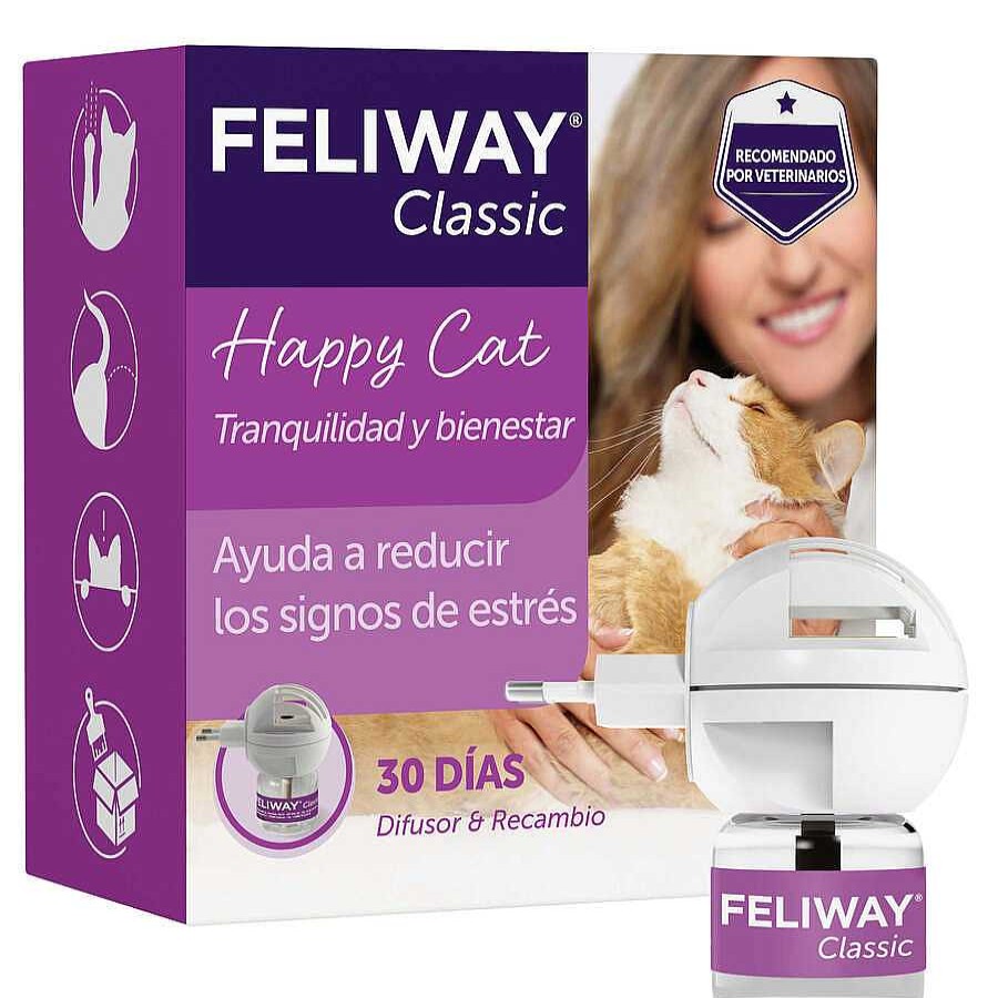 Gatos Feliway | Feliway Classic Difusor Y/O Recambio Tranquilizante Para Gatos