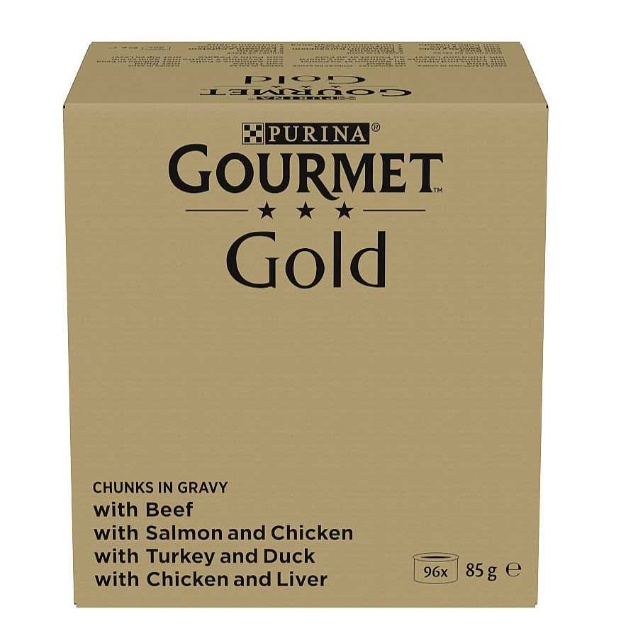 Gatos Gourmet Comida H Meda | Gourmet Gold Bocaditos En Salsa Latas Para Gatos