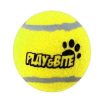 Perros Play & Bite Juguetes | Play & Bite Pelota De Tenis Amarilla Para Perros