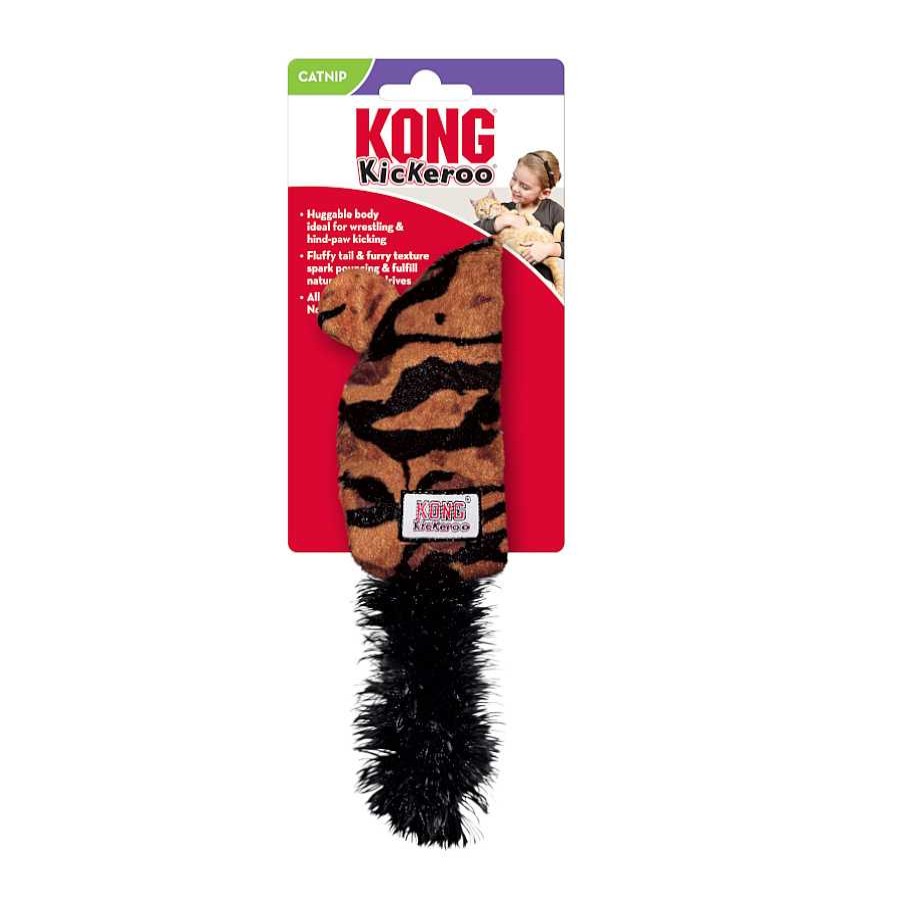 Gatos Kong Juguetes | Kong Kickeroo Rat N De Peluche Para Gatos