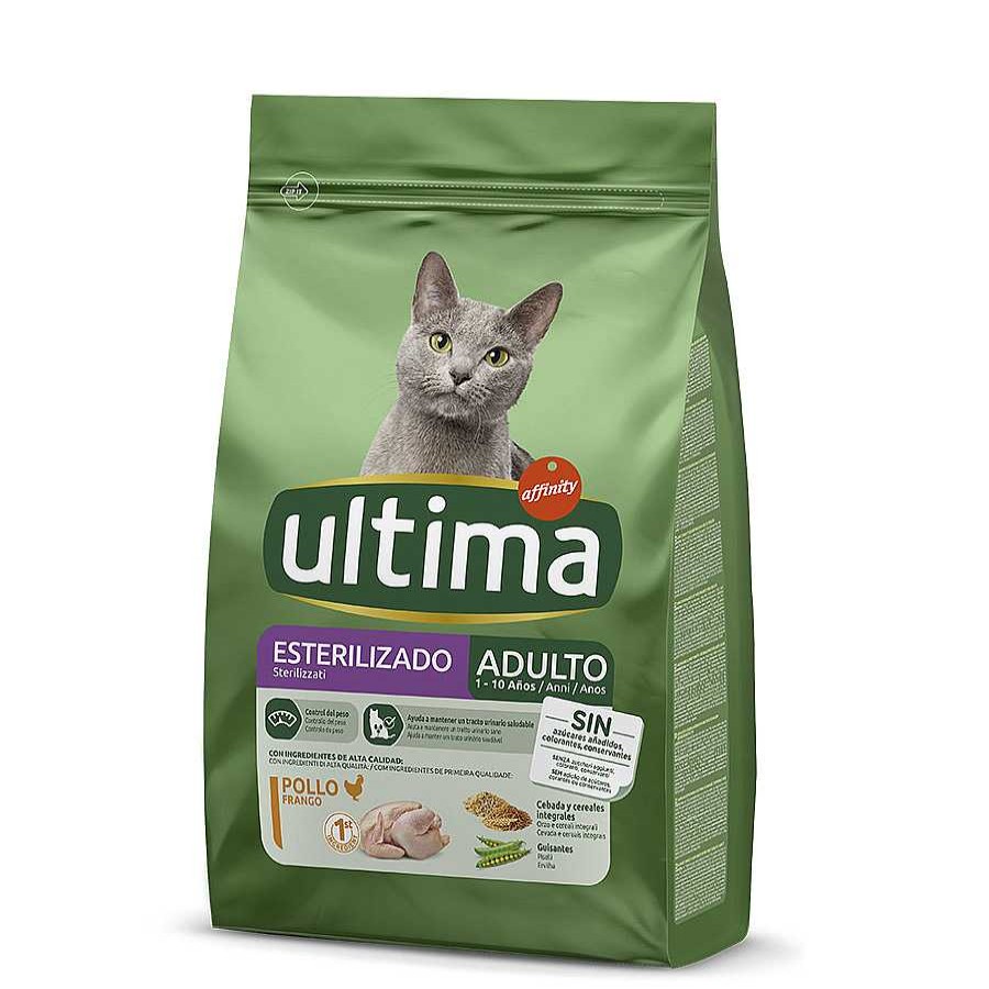 Gatos Ultima Pienso Seco | Affinity Ultima Adult Sterilized Pollo Y Cebada Pienso Para Gatos