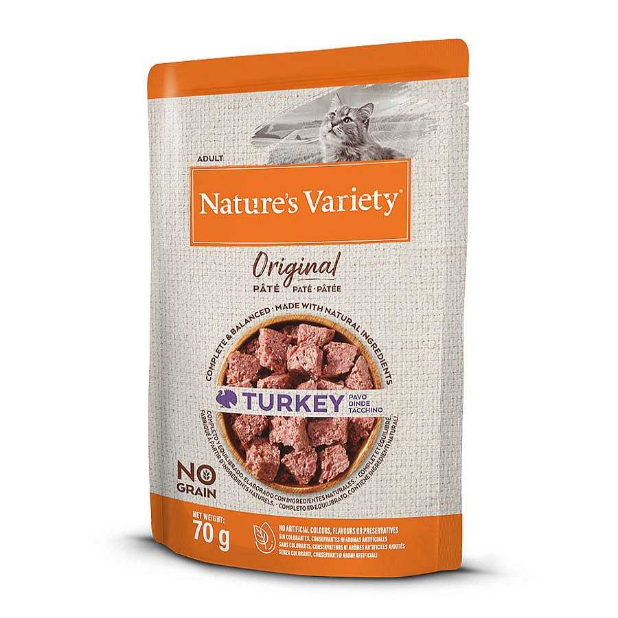 Gatos Nature's Variety Comida H Meda | Nature'S Variety Original Adult Pavo Sobre Para Gatos