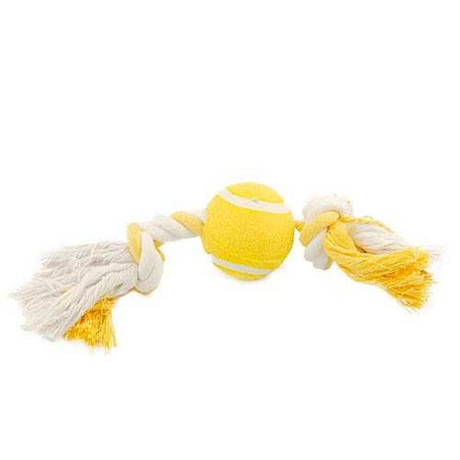 Perros TK-Pet Juguetes | Tk-Pet Pelota De Tenis Con Cuerda Para Perros