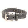 Perros TK-Pet Arneses, Collares Y Correas | Tk-Pet Namur Collar De Cuero Gris Para Perros