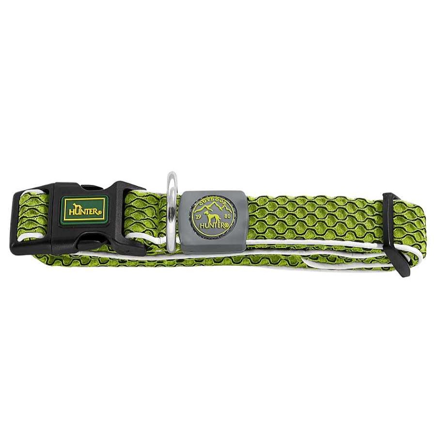 Perros Hunter Arneses, Collares Y Correas | Hunter Hilo Vario Basic Collar Verde Para Perros