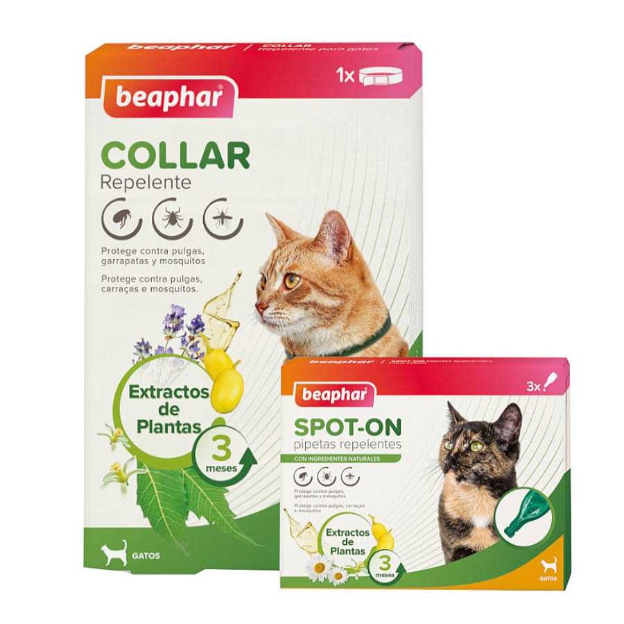 Gatos Beaphar | Pack Beaphar Collar Y Pipetas Repelentes Para Gatos