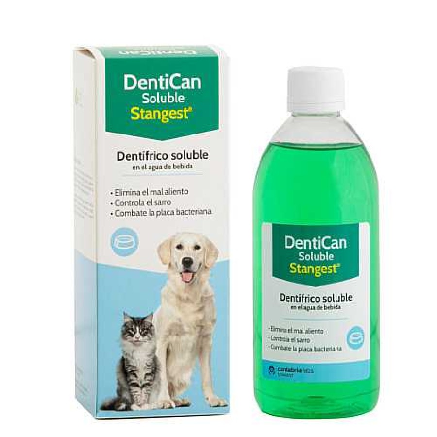 Perros DentiCan Salud Y Complementos | Dentican Enjuague Bucal Soluble Para Perros