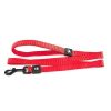 Perros TK-Pet Arneses, Collares Y Correas | Tk-Pet Neo Classic Correa De Nylon Roja Para Perros