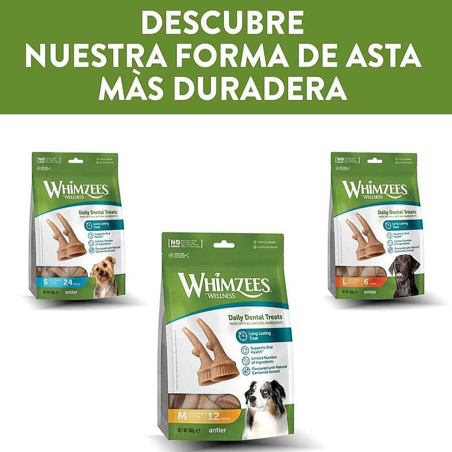 Perros Whimzees Snacks Y Chuches | Whimzees Snacks Dentales Astas Para Perros Medianos