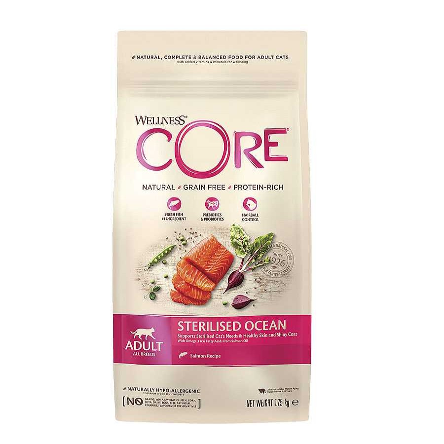 Gatos Wellness Core Pienso Seco | Wellness Core Adult Sterilised Ocean Salm N Pienso Para Gatos