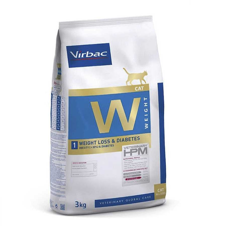 Gatos Virbac Pienso Seco | Virbac W1 Weight Loss Diabetes Hpm Pienso Para Gatos