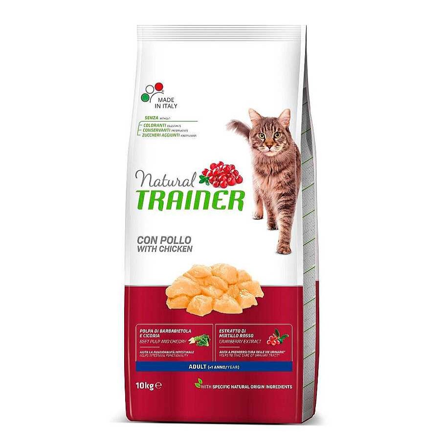 Gatos Natural Trainer Pienso Seco | Natural Trainer Adult Pollo Pienso Para Gatos