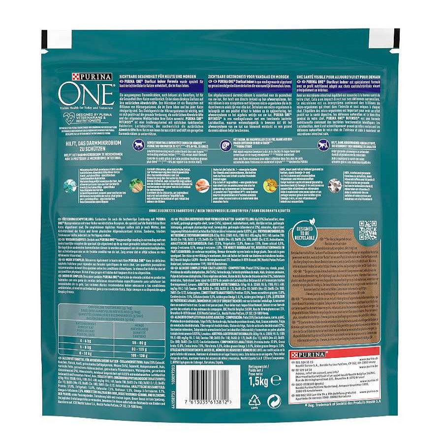 Gatos Purina One Pienso Seco | Purina One Adult Bifensis Esterilizado Pollo Pienso Para Gatos