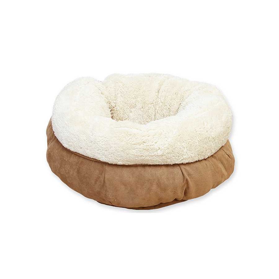 Gatos All For Paws Camas | All For Paws Donnut Cama Beige Para Gatos