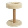 Gatos Zolux Rascadores | Zolux Rbol Rascador 2 En 1 Beige Para Gatos