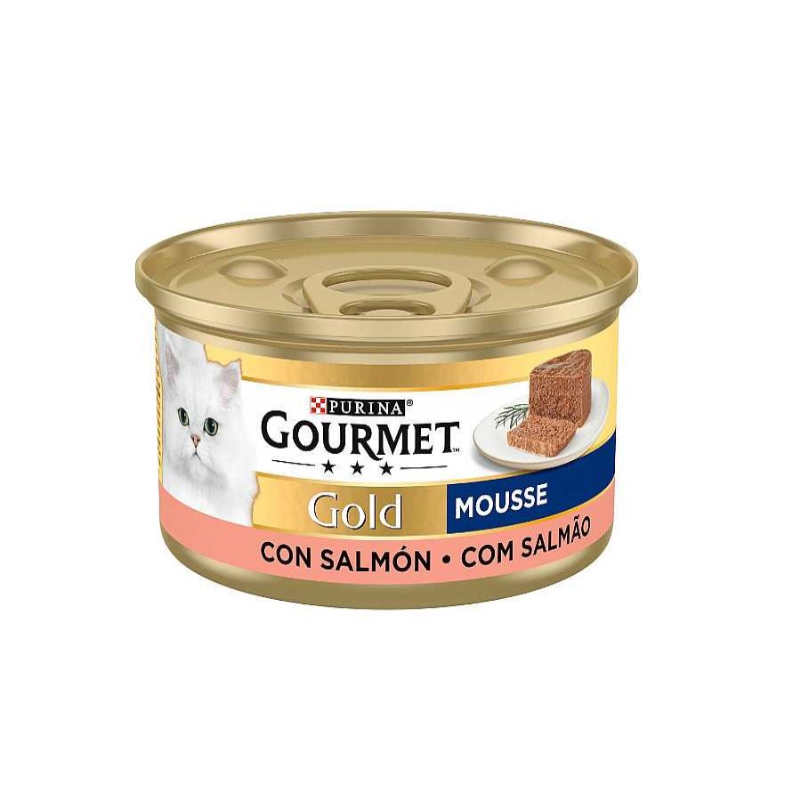 Gatos Gourmet Comida H Meda | Gourmet Gold Mousse De Salm N Lata Para Gatos