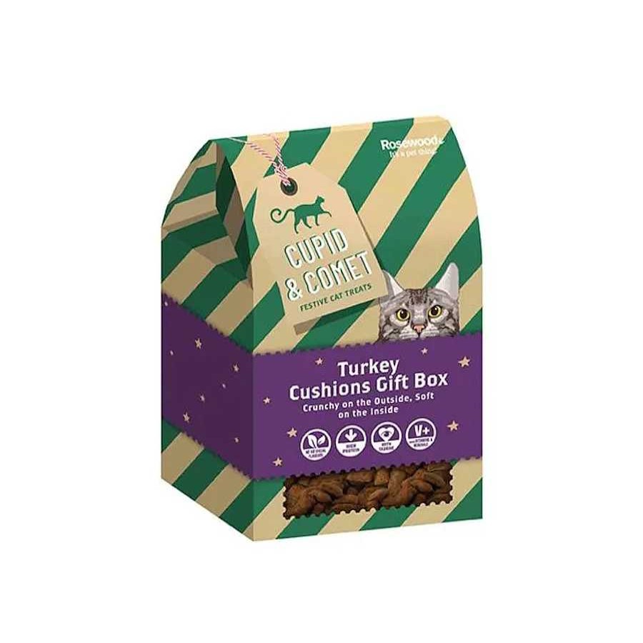 Gatos Rosewood Snacks | Rosewood Bocaditos Cupid & Comet Pavo Para Gatos