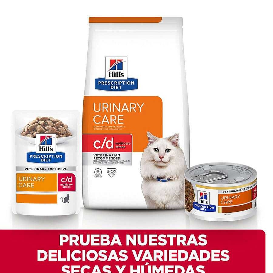 Gatos Hill's Comida H Meda | Hill'S Presciption Diet Urinary Stress C/D Estofado De Pollo Con Vegetales Lata Para Gatos