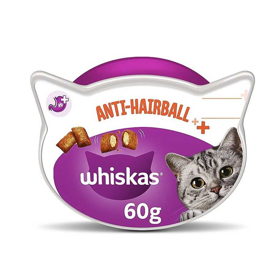 Gatos Whiskas Snacks | Whiskas Anti-Hairball Snacks Para Gatos