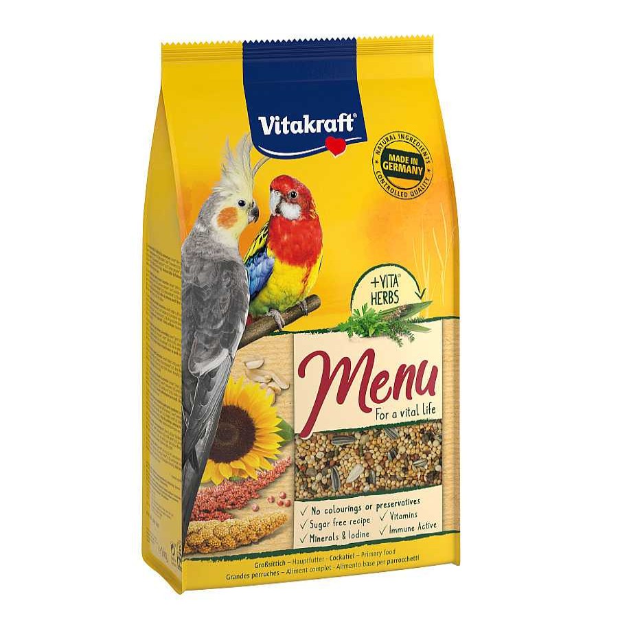 P Jaros Vitakraft Comida Para P Jaros | Vitakraft Men Premium Mixtura De Semillas Para Cotorras