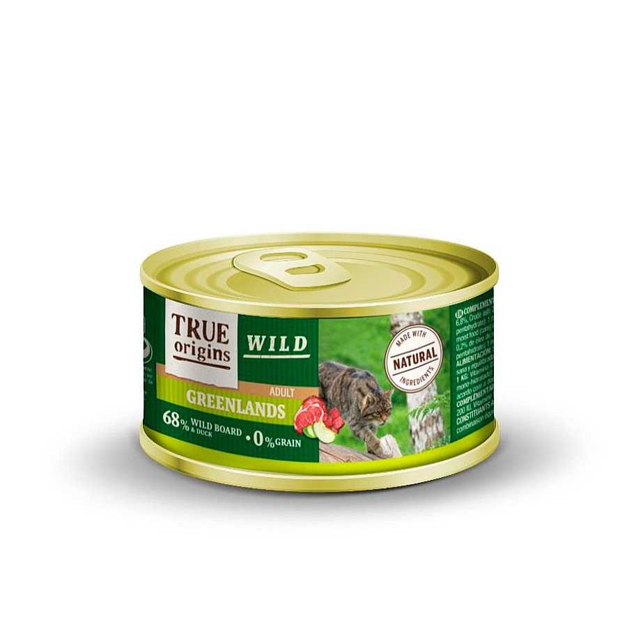 Gatos True Origins Comida H Meda | True Origins Wild Adult Greenlands Jabal Lata Para Gatos