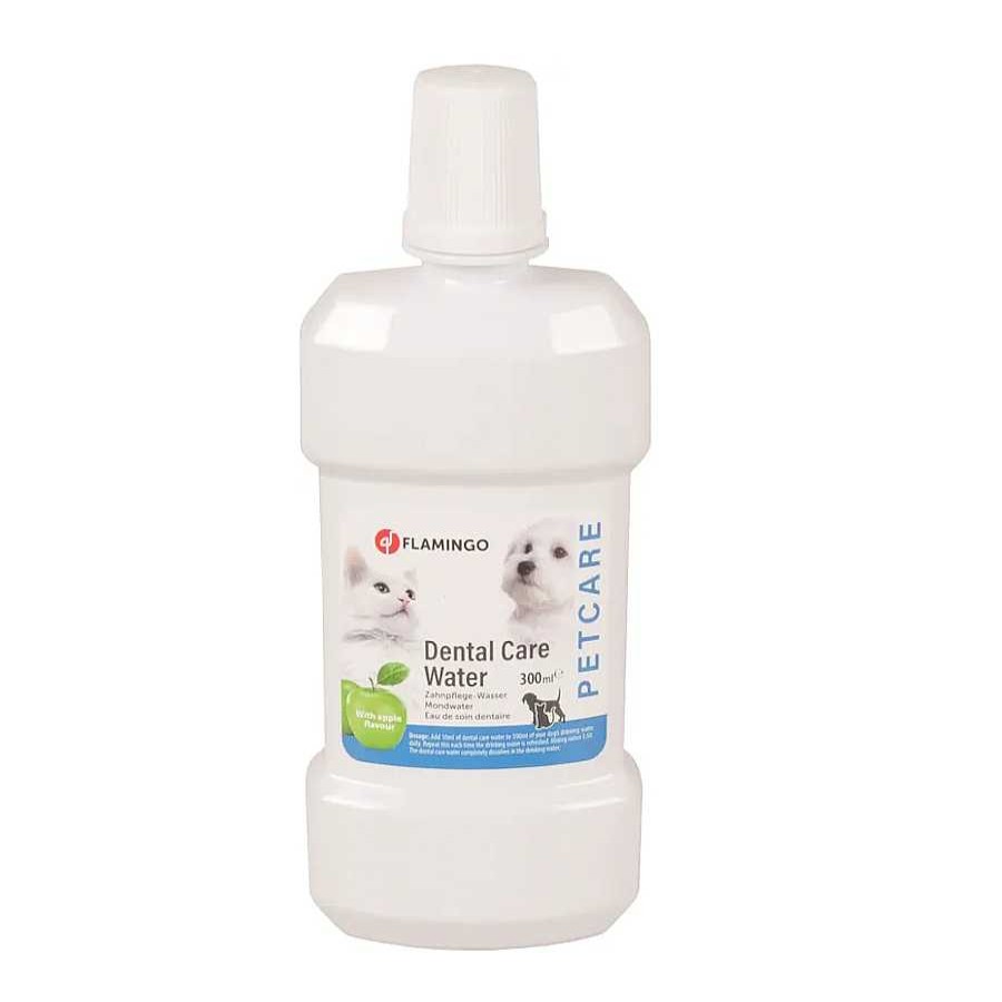 Perros Flamingo Salud Y Complementos | Flamingo Petcare Enjuague Bucal De Manzana Para Perros Y Gatos