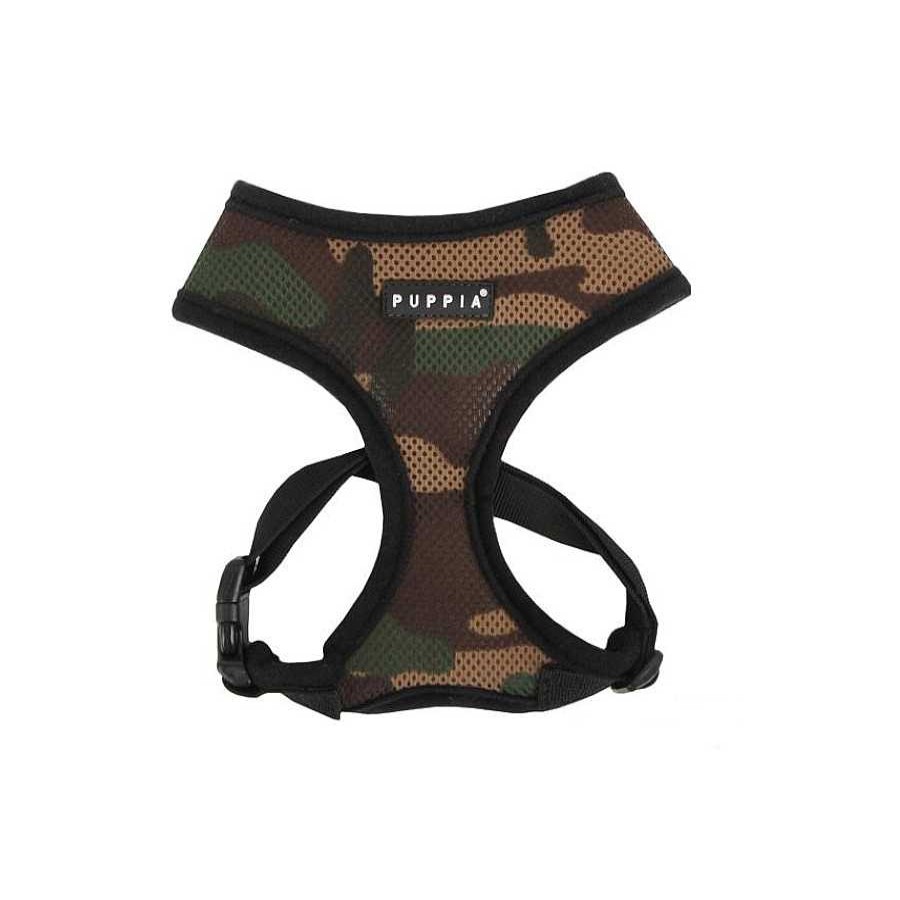 Perros Puppia Arneses, Collares Y Correas | Puppia Soft Arn S Camuflaje Para Perros