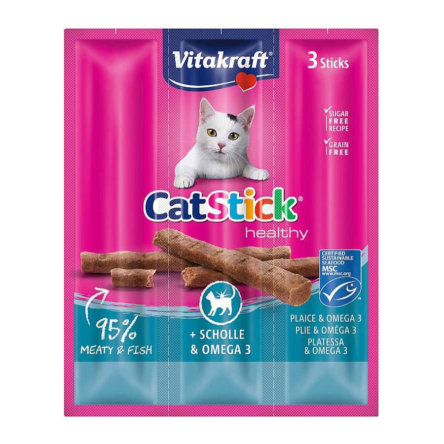 Gatos Vitakraft Snacks | Vitakraft Cat Stick De Pescado Y Omega 3