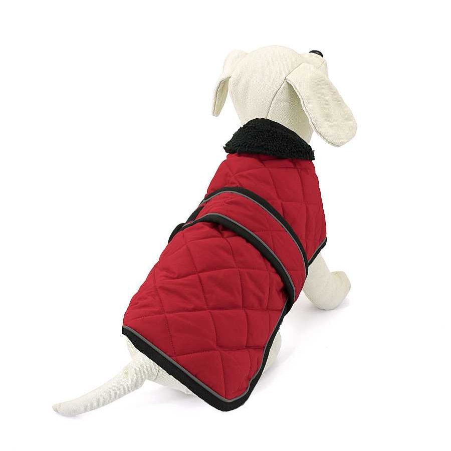 Perros Outech Ropa | Outech Abrigo Rojo Para Perros Teckel