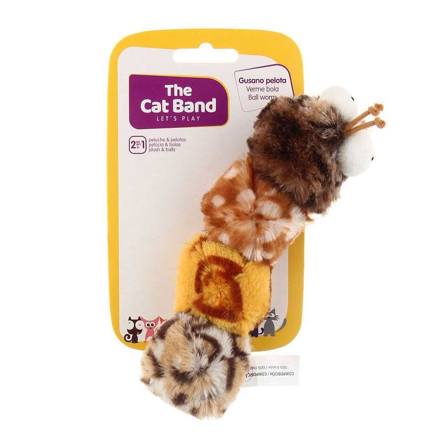 Gatos The Cat Band Juguetes | The Cat Band Gusano De Peluche