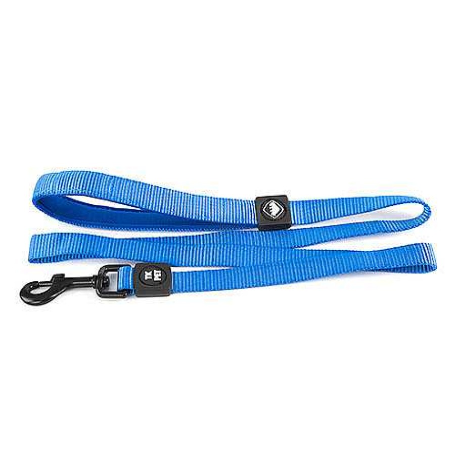 Perros TK-Pet Arneses, Collares Y Correas | Tk-Pet Neo Classic Correa De Nylon Azul Para Perros