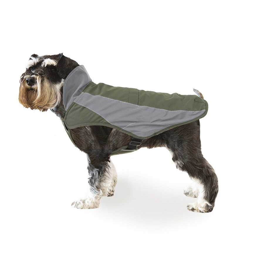 Perros Outech Ropa | Outech Dakar Impermeable Verde Para Perros