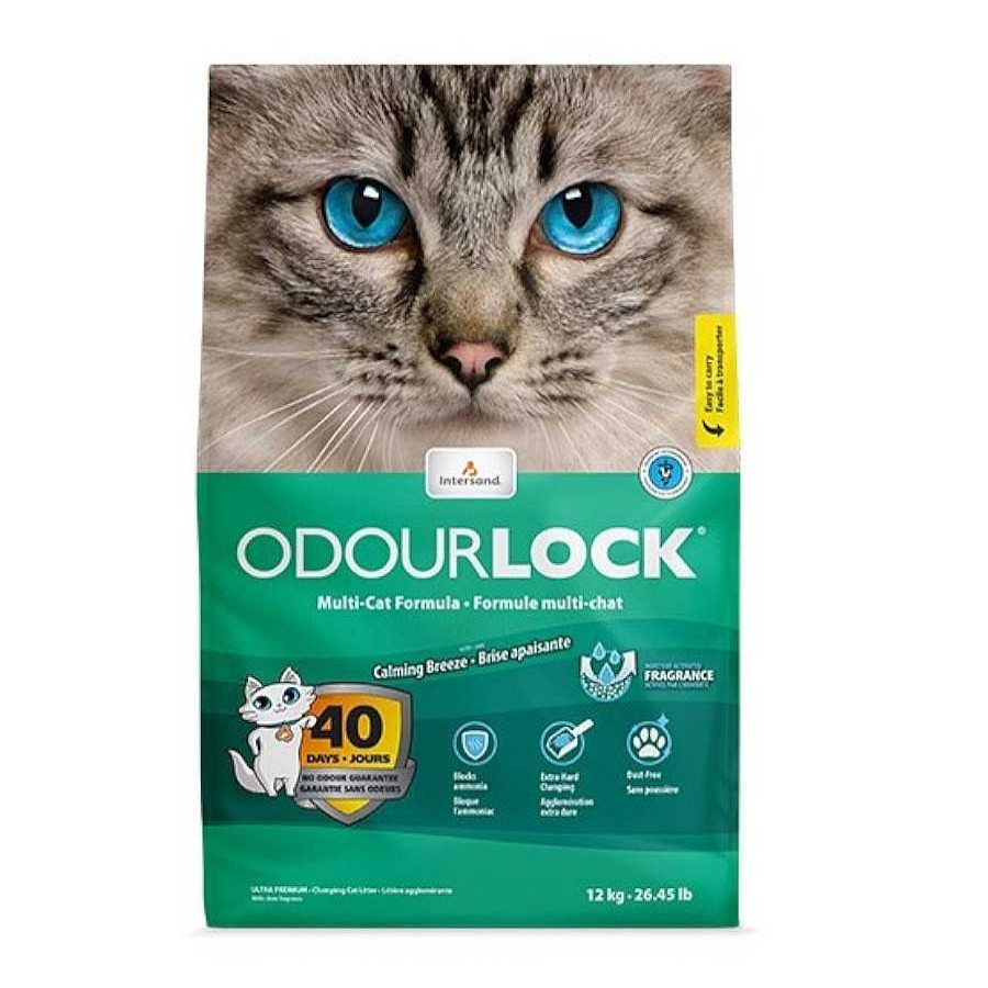 Gatos Odourlock | Intersand Odourlock Arena Aglomerante Para Gatos