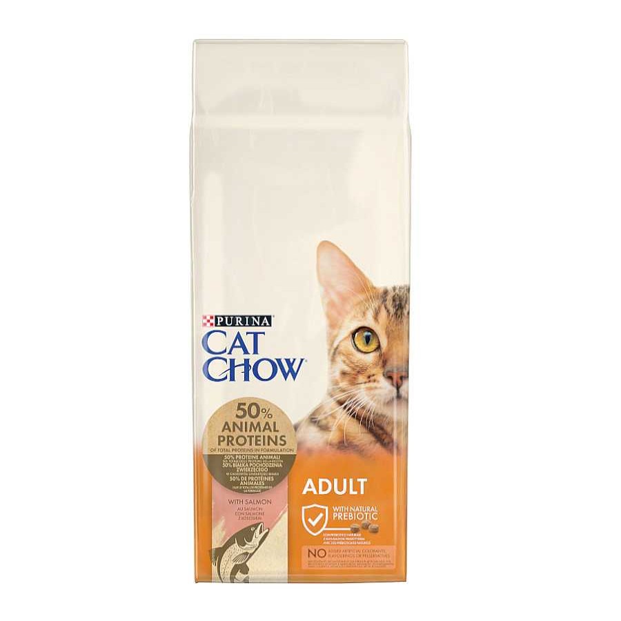 Gatos Cat Chow Pienso Seco | Cat Chow Adult Salm N Pienso Para Gatos