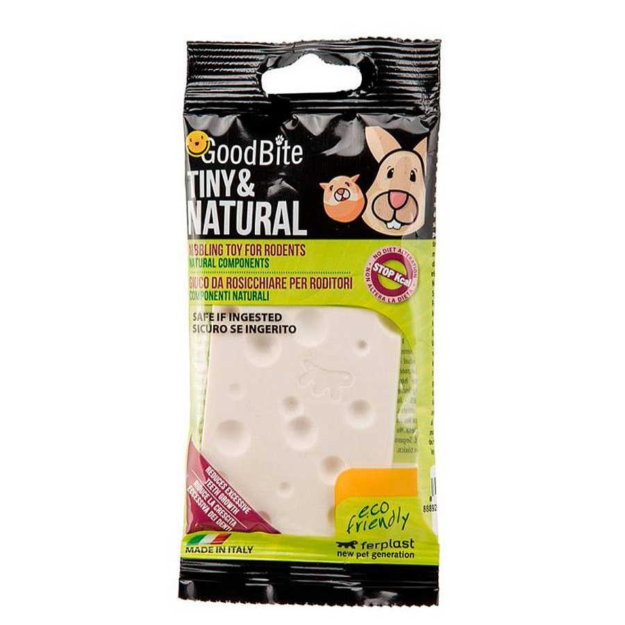 Conejos Y Roedores Ferplast Juguetes | Ferplast Good Bite Tiny & Natural Queso De Juguete Para Roer