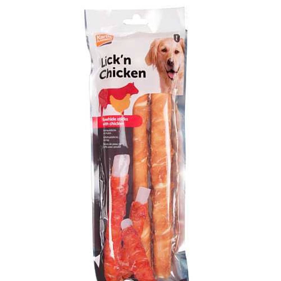 Perros Flamingo Snacks Y Chuches | Flamingo Barritas Lick'N Pollo Para Perros