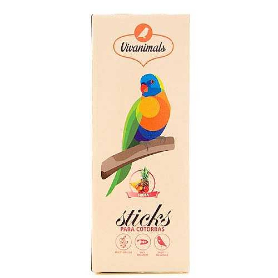 P Jaros Vivanimals Snacks Para P Jaros | Vivanimals Barritas Fruta Para Cotorras