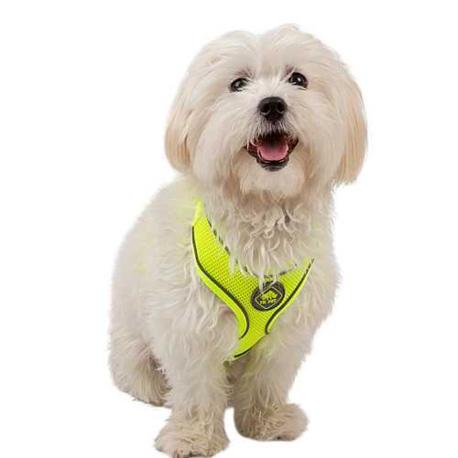 Perros TK-Pet Arneses, Collares Y Correas | Tk-Pet Soft Arn S Reflectante Amarillo Para Perros