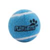 Perros Play & Bite Juguetes | Play & Bite Pelota De Tenis Azul Para Perros