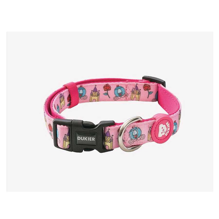 Perros Dukier Arneses, Collares Y Correas | Dukier Collar Estampado Princesas Para Perros