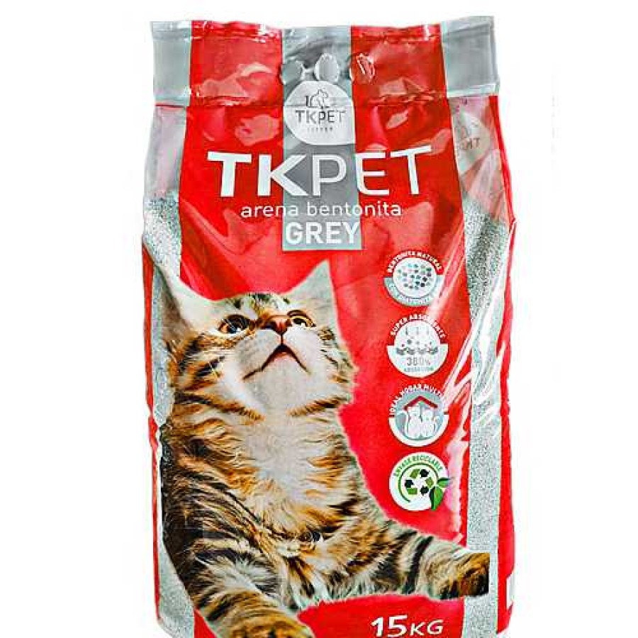 Gatos TK-Pet | Tk-Pet Arena Aglomerante Grey De Bentonita Para Gatos