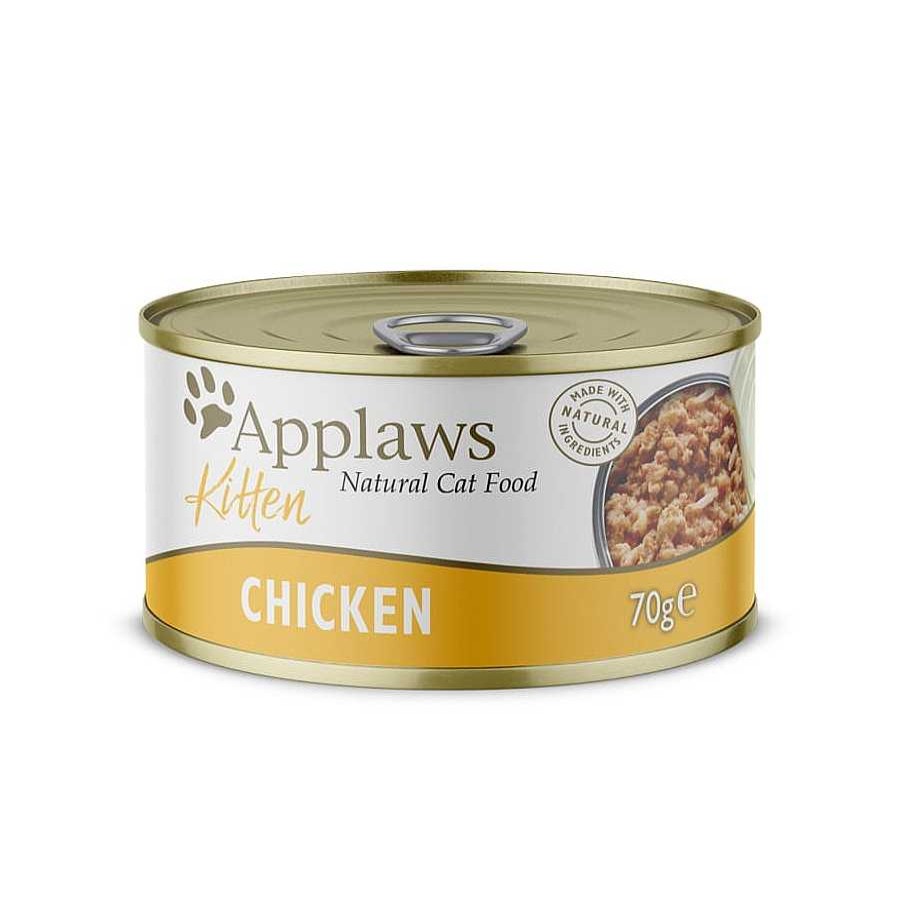 Gatos Applaws Comida H Meda | Applaws Kitten Caldo De Pollo Lata Para Gatos