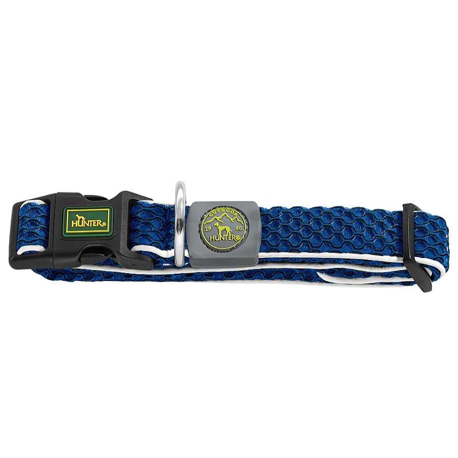 Perros Hunter Arneses, Collares Y Correas | Hunter Hilo Vario Basic Collar Azul Para Perros