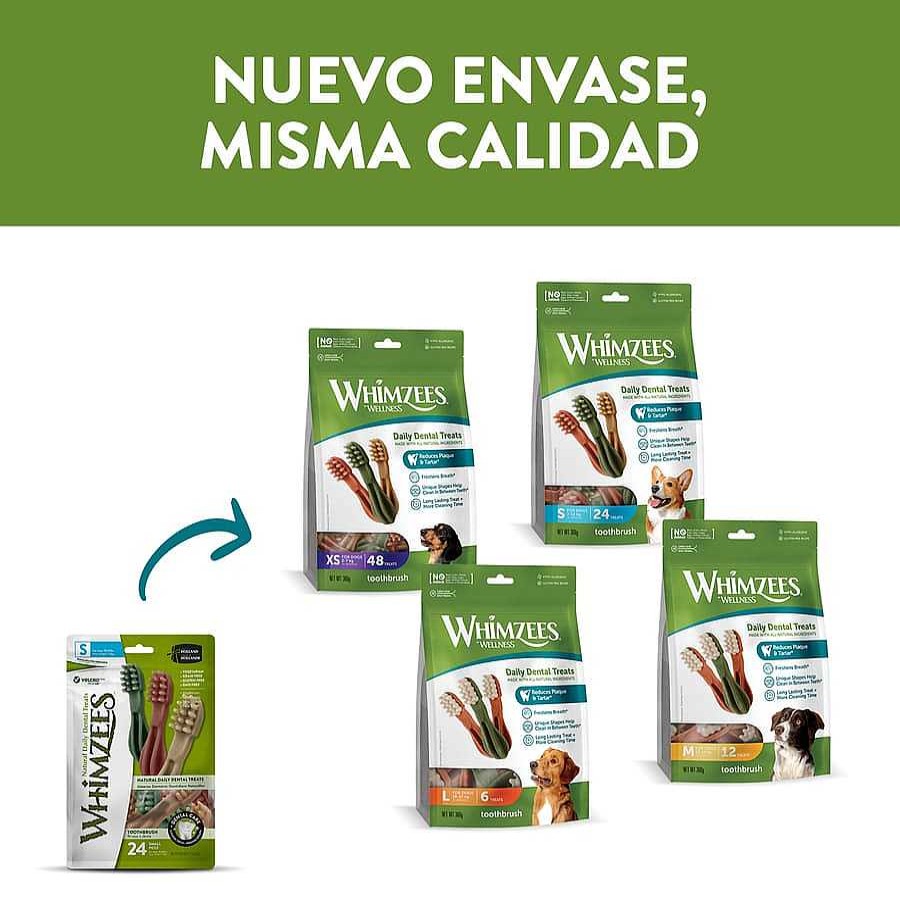 Perros Whimzees Snacks Y Chuches | Whimzees Snacks Dentales Para Perros De Razas Grandes