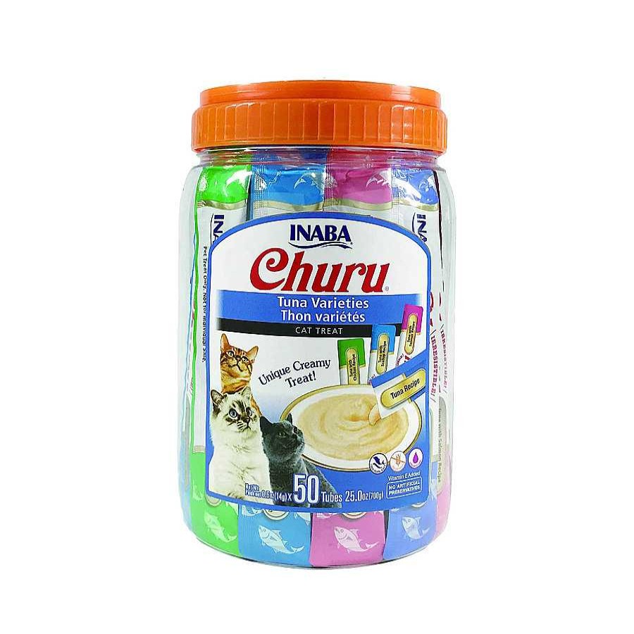 Gatos Churu Snacks | Churu Snack Cremoso Variedades De At N Para Gatos